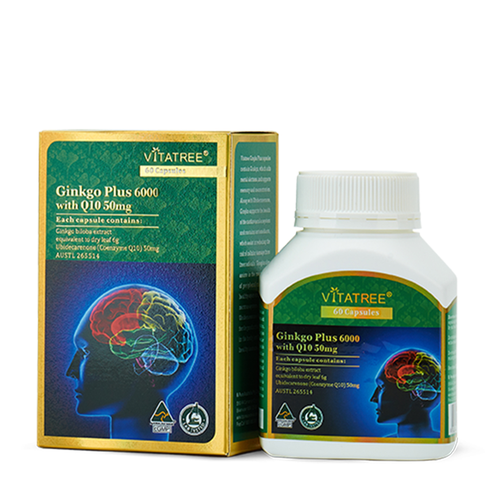 TPBVSK Vitatree Ginkgo Plus 6000 with Q10 50mg 60 viên